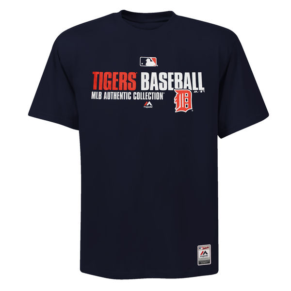MLB Men Majestic Detroit Tigers Team Favorite Big  Tall TShirt  Navy Blue